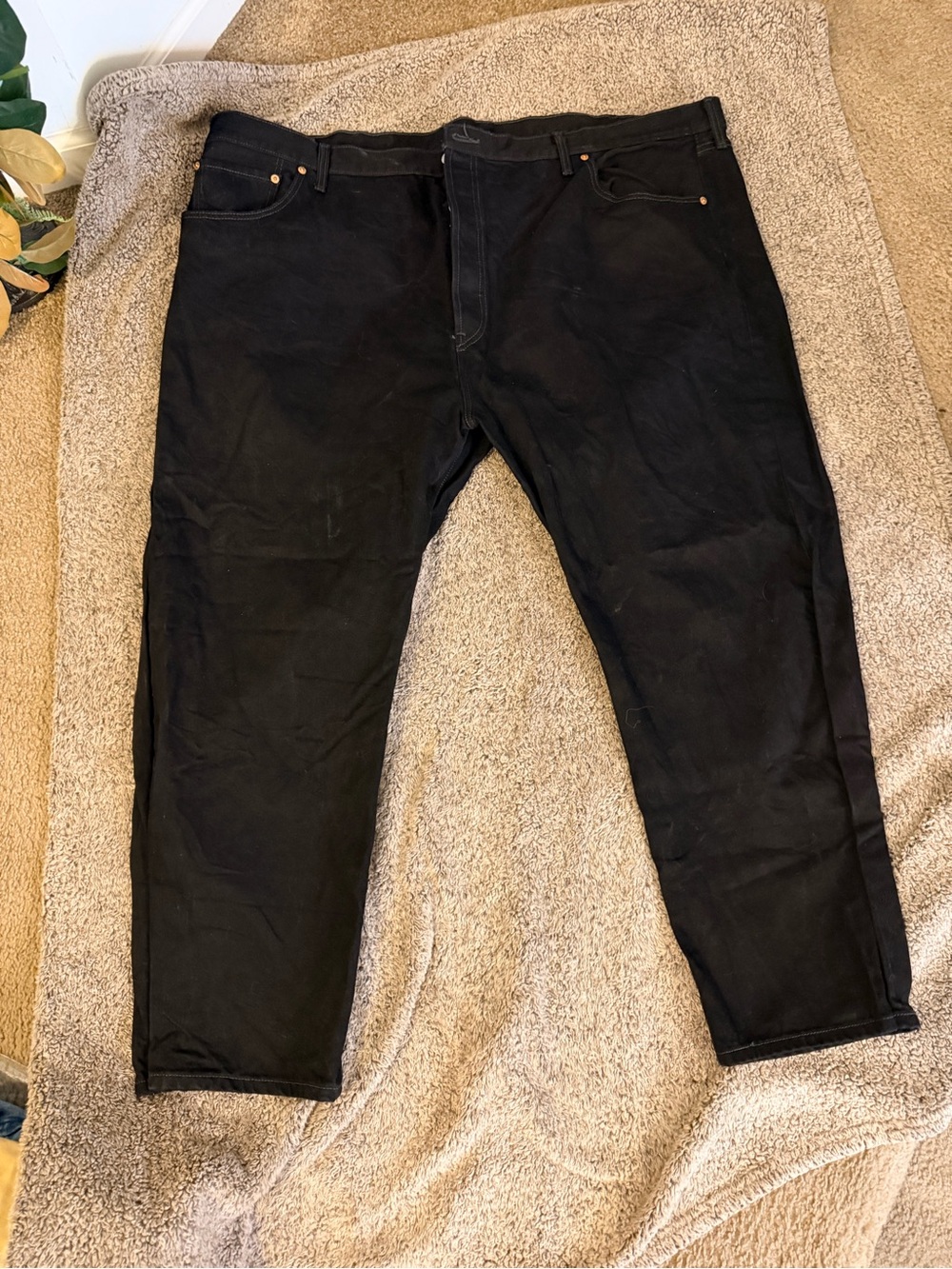 Levi's Black 501 Jeans